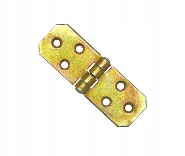 Zawias budowlany 25x70mm zawiasy łamane ocynk żółty