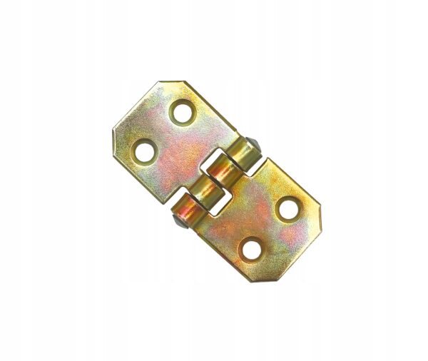 Zawias budowlany 25x50mm zawiasy łamane ocynk żółty