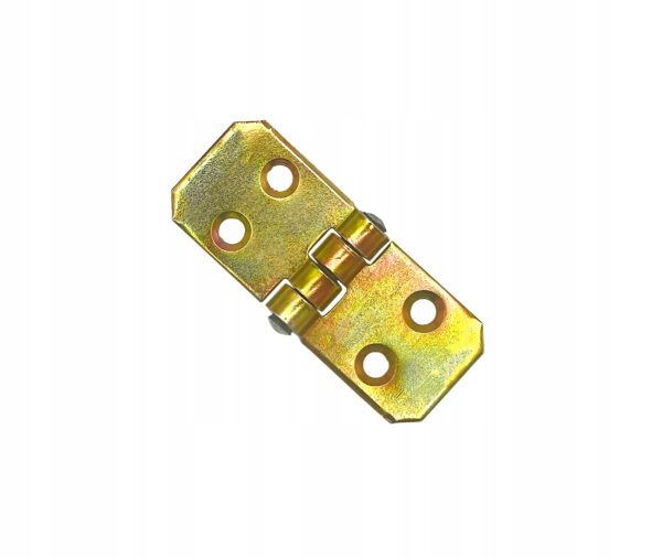 Zawias budowlany 20x50mm zawiasy łamane ocynk żółty